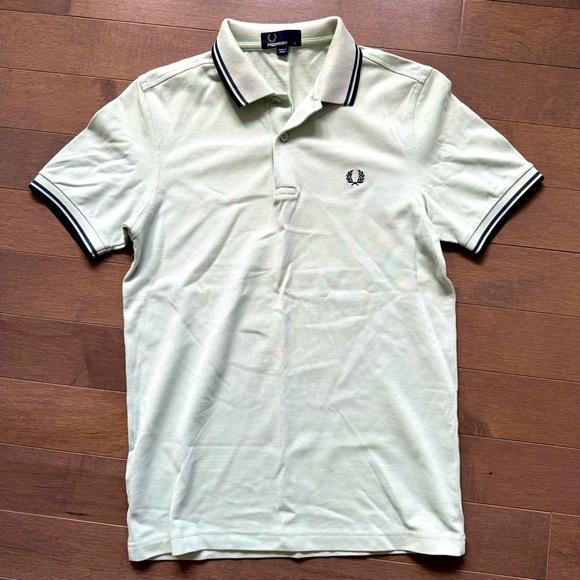 FRED PERRY TWIN TIPPED POLO T-SHIRT - Picture 1 of 5